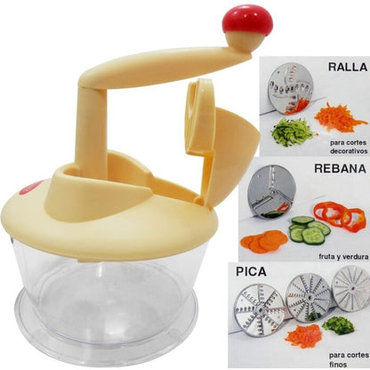 Rebanador de Frutas y Verduras 5 Disc | Turmix